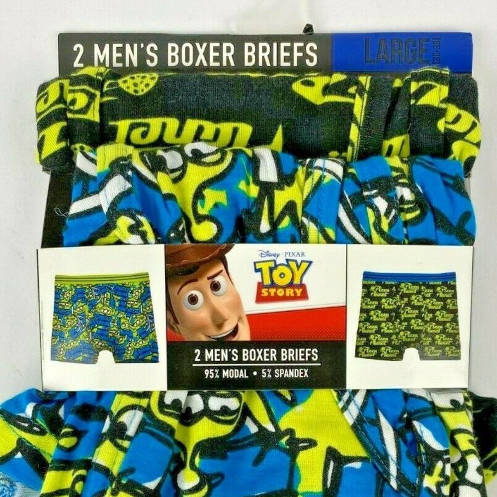 DISNEY TOY STORY Mens Boxers Briefs 2 pack